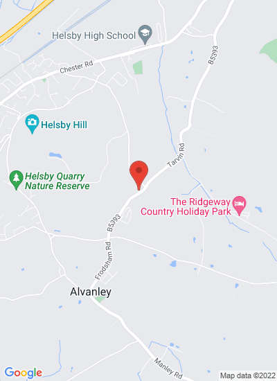 Map showing Cheshire, United Kingdom