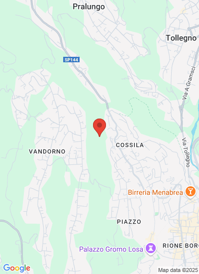 Map showing Piedmont, Italy