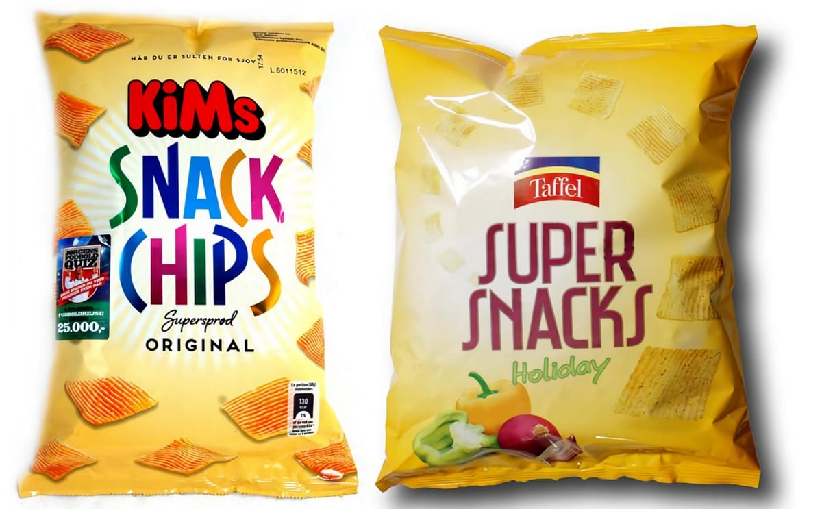 Snack brands competing in denmark