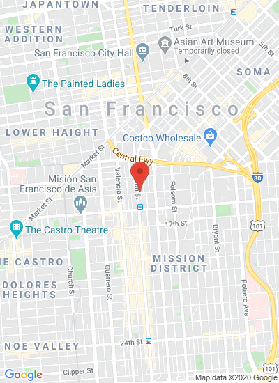 Map showing San Francisco, United States