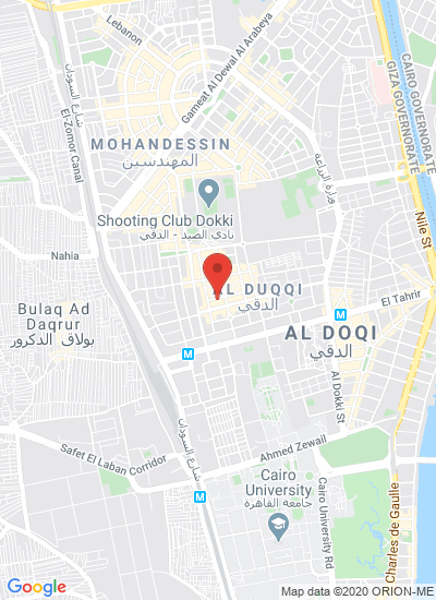 Map showing Cairo, Egypt