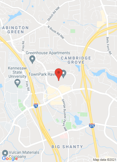 Map showing Kennesa, United States