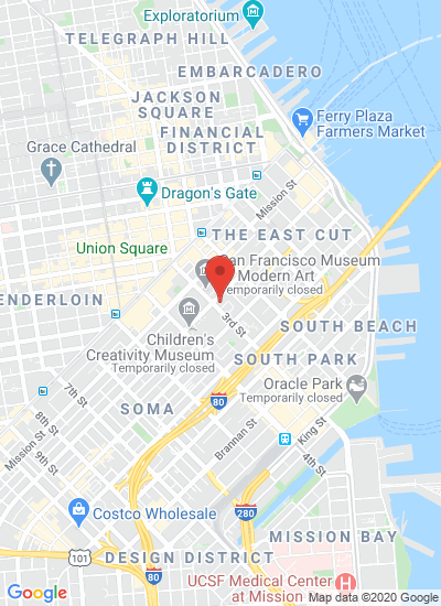 Map showing San Francisco, United States
