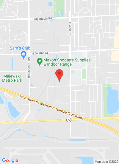 Map showing Des Plaines, United States