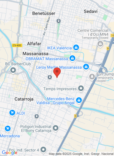 Map showing Massanassa, Spain