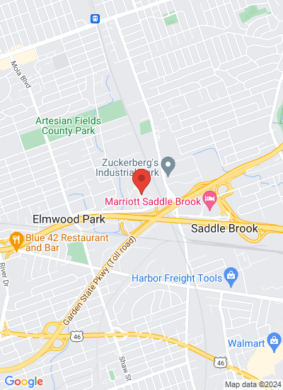Map showing Elmwood Park, United States