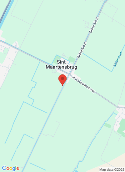 Map showing Sint Maartensbrug, Netherlands