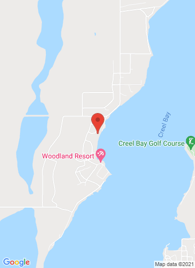 Map showing Devils Lake, United States