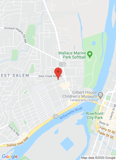 Map showing Salem, United States