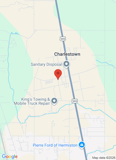 Map showing Hermiston, United States