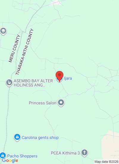 Map showing Kenya