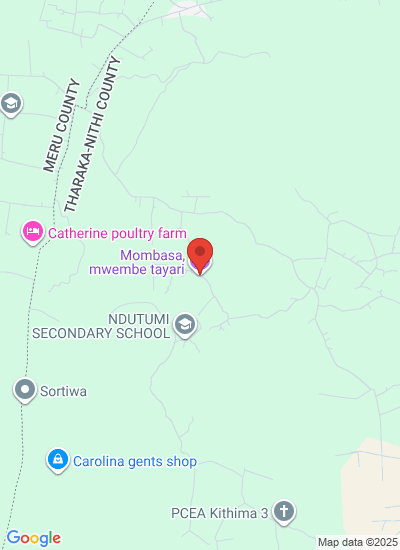 Map showing Kenya