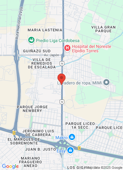 Map showing Argentina