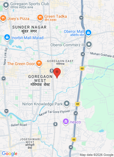 Map showing Mumbai, India