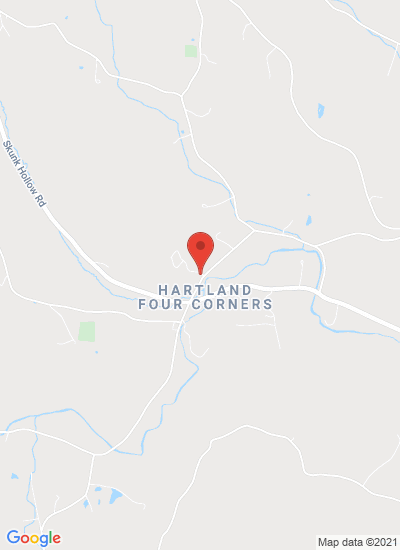 Map showing Hartland, United States