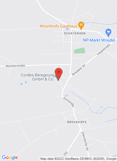 Map showing Wriedel, Germany
