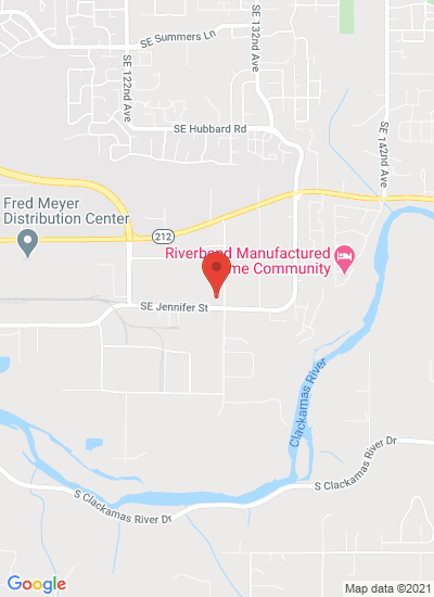 Map showing Clackamas, United States