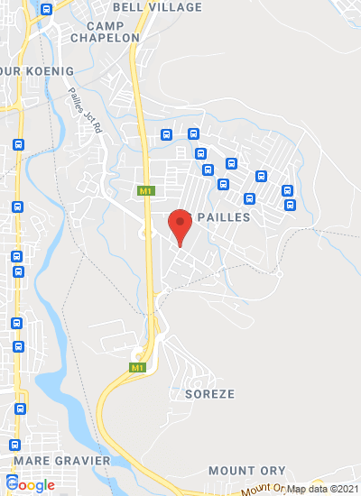 Map showing Bell Village, Mauritius