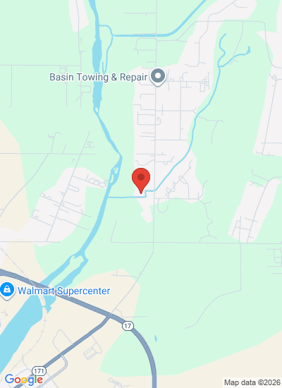 Map showing Moses Lake, United States
