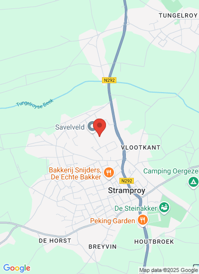 Map showing Stramproy, Netherlands
