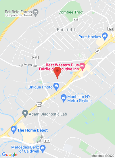 Map showing Fairfield, United States