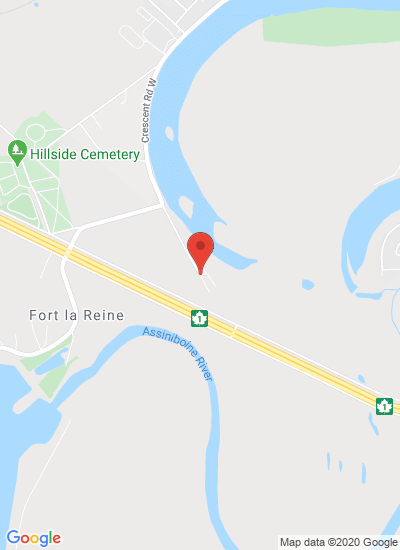 Map showing Portage La Prairie, Canada