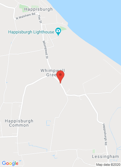 Map showing Happisburgh, United Kingdom