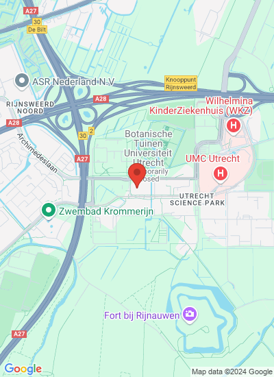 Map showing Utrecht, Netherlands