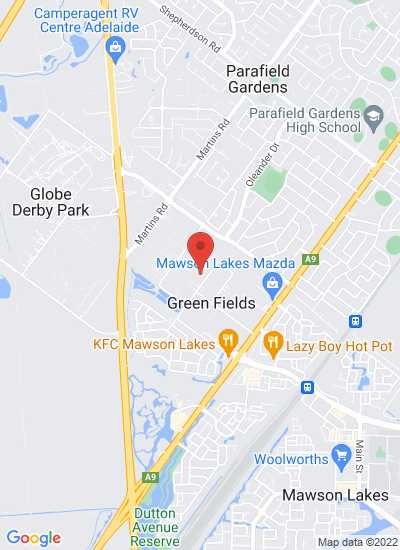 Map showing Green Fields SA 510, Australia