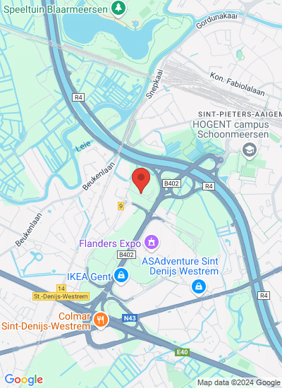 Map showing Belgium