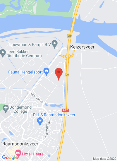 Map showing Raamsdonksveer, Netherlands