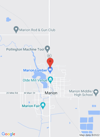 Map showing Marion, United States