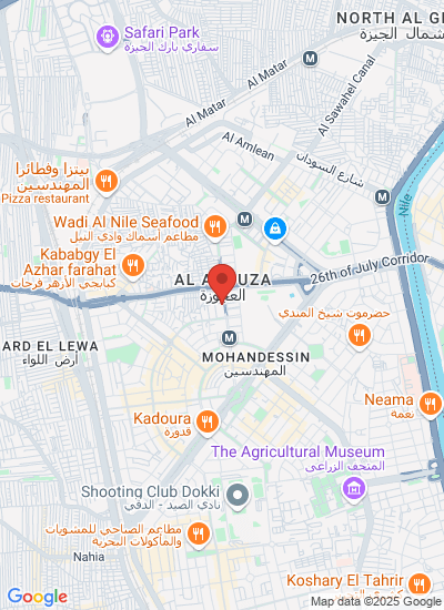Map showing Giza, Egypt