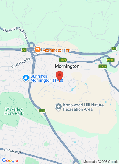 Map showing Mornington, Australia
