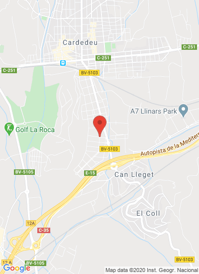Map showing Barcelona, Spain