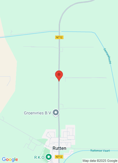 Map showing Rutten, Netherlands