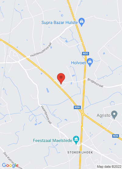 Map showing Lendelede, Belgium