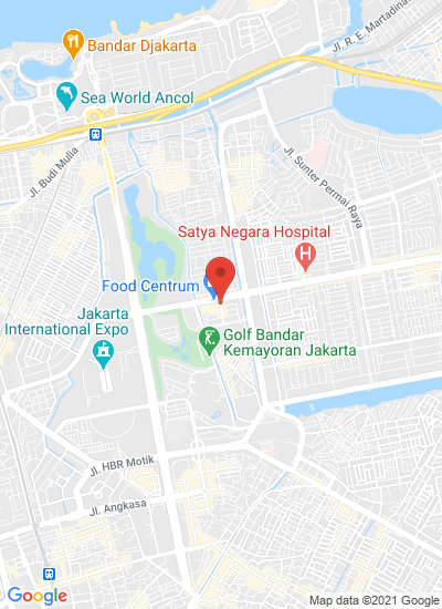 Map showing Jakarta Utara, Indonesia