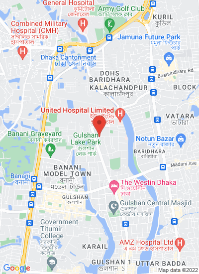 Map showing Dhaka, Bangladesh