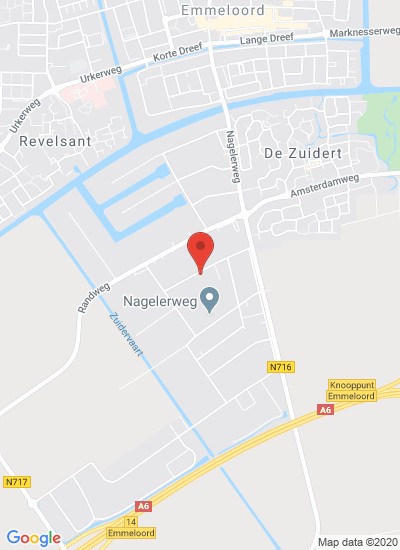 Map showing Emmeloord, Netherlands