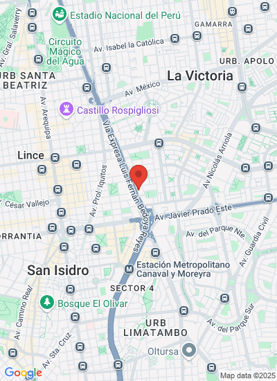 Map showing Lima, Peru