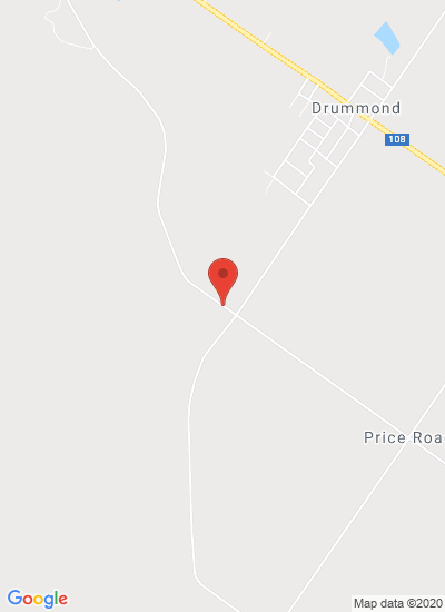Map showing DSL Drummond, Canada