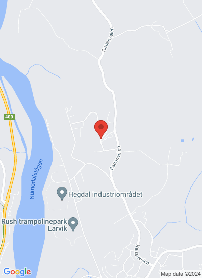 Map showing Larvik, Norway