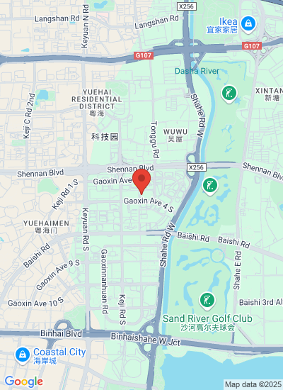 Map showing Shenzhen Shi, China