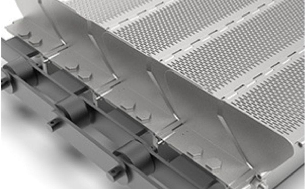 Self-Supporting Plate Link Metal Conveyor Belt