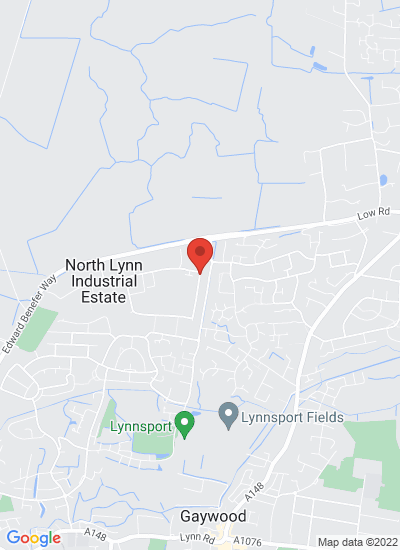 Map showing Norfolk, United Kingdom