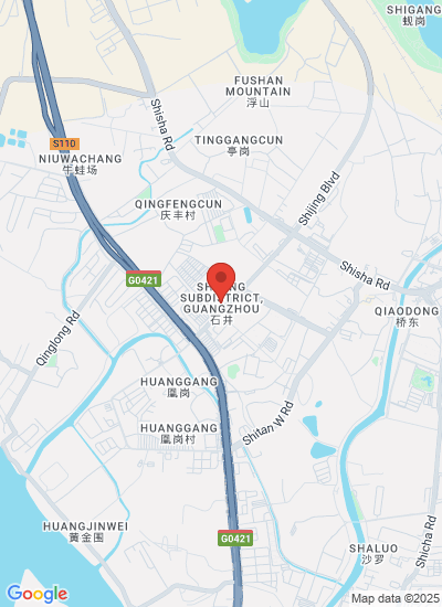 Map showing Dongguan Shi, China