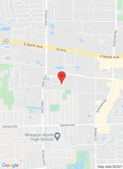 Map showing Carol Stream, United States