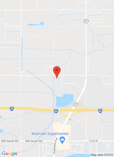 Map showing Heyburn, United States