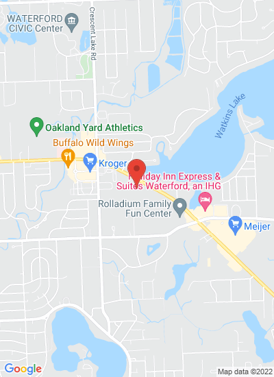 Map showing Waterford, United States